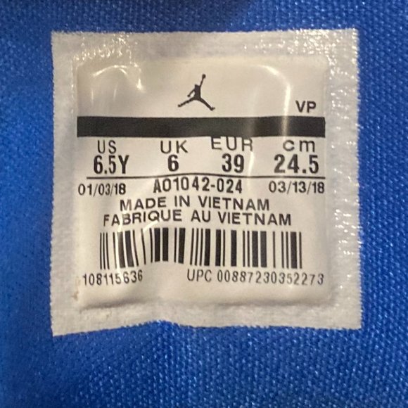 Jordan engineered for flight why not basketball shoes sz 6.5 - Picture 8 of 12